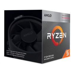 Cpu amd ryzen 5 3400g 3,7gh am4 yd3400c5fhbox [cpamdzy50003400]