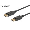 Cavo savio cl-136 displayport m - displayport m v.1.2 4k