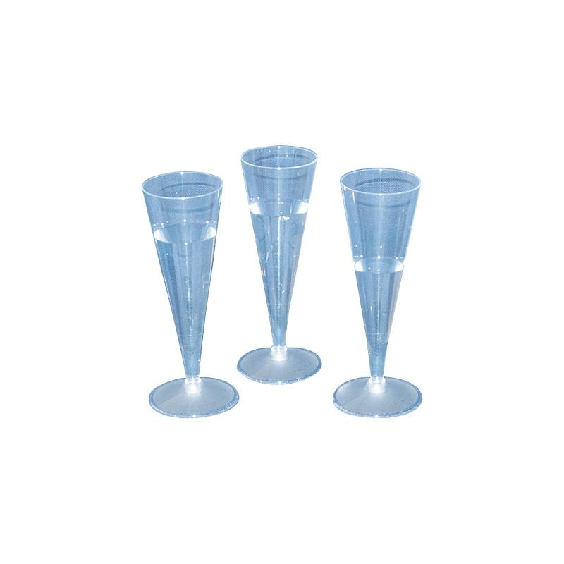 Bicchieri monouso dopla flutes diamant 20 pz [02884]