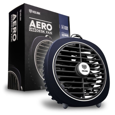 Ventilatore da scrivania kolink aero usb
