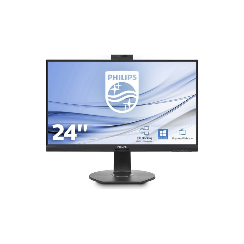 Monitor led 24" philips 241b7qubheb full hd 1920x1080p 5ms classe