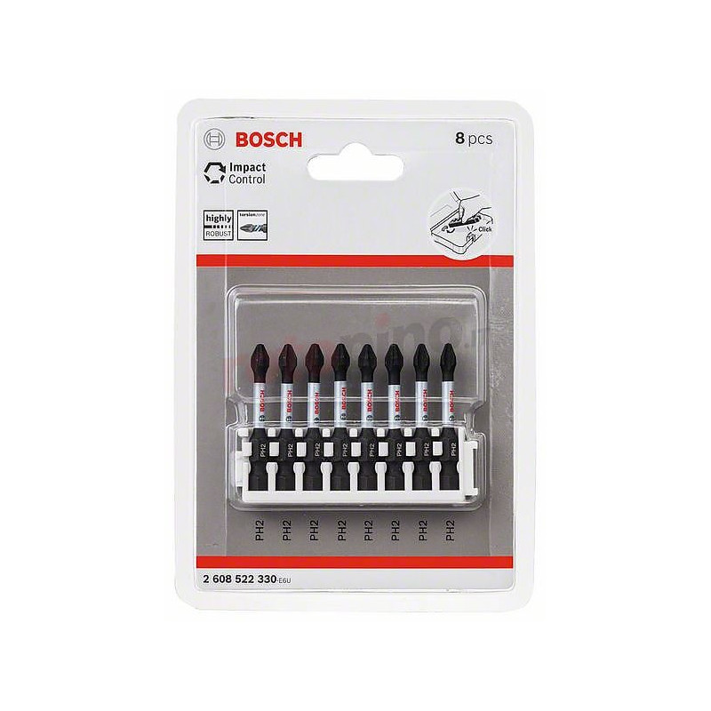 Punte bosch impact bit 8st/ph2,50mm [2608522330]