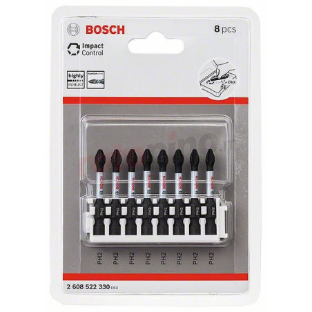 Punte bosch impact bit 8st/ph2,50mm [2608522330]