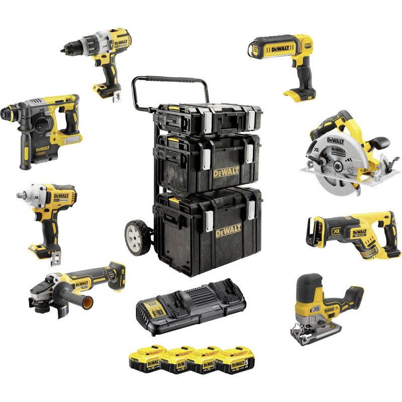 Set elettroutensili dewalt dck856p4, 18v [dck856p4-qw]