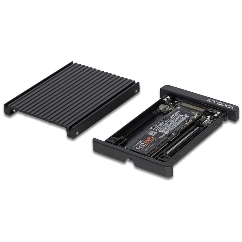 Adattoatore/convertitore icydock m.2 pcie nvme a 2.5p pcie u.2 ssd