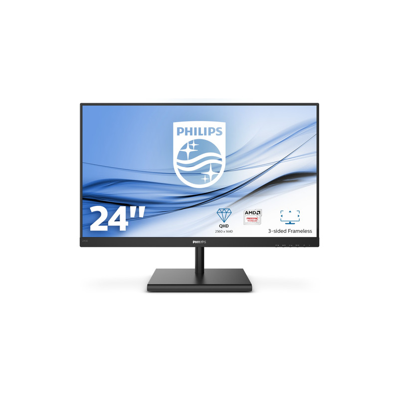 Monitor led 23.8" philips 245e1s quad hd 2560x1440p 4ms classe