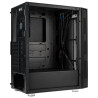 Case kolink nimbus rgb midi-tower, tempered glass nero