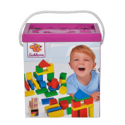 Blocchi costruzioni eichhorn 50pz multicolore [wdechm0u9050161]