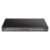 Switch d-link 48-porte managed poe+ gigabit nero [dgs-1250-52xmp]