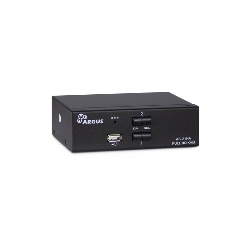 Switch kvm intertech ipc as-21ha hdmi nero [88887241]