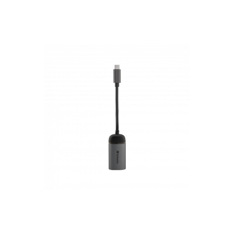 Adattatore verbatim da usb-c a gigabit ethernet cavo 10 cm [49146]