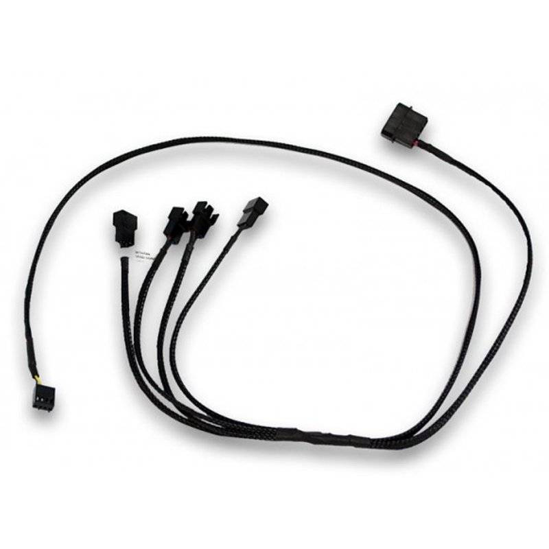 Ek-cavo splitter ek water blocks 4-fan pwm nero [3831109867808]