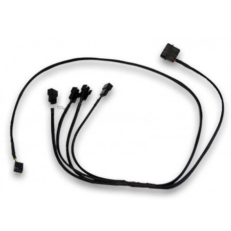 Ek-cavo splitter ek water blocks 4-fan pwm nero [3831109867808]