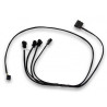 Ek-cavo splitter ek water blocks 4-fan pwm nero [3831109867808]