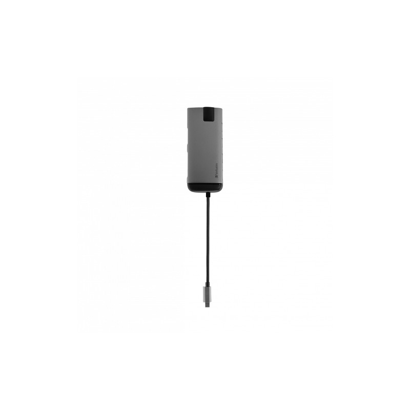 Adattatore verbatim usb-c a usb 3.0 + hdmi + sdhc + mi [49142]