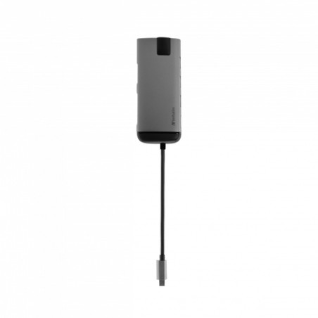 Adattatore verbatim usb-c a usb 3.0 + hdmi + sdhc + mi [49142]