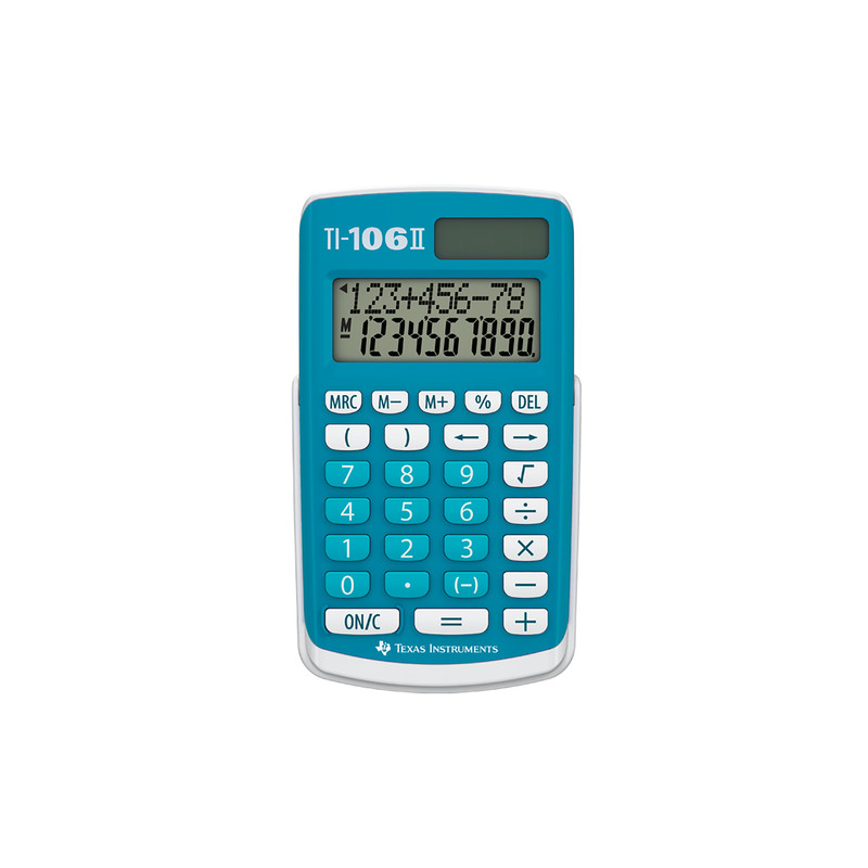 Calcolatrice texas instruments blu [ti 106-ii]
