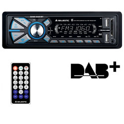 Autoradio majestic sd-442 dab+ bt/rds/2xusb/aux nero [110442]