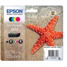 Cartuccia epson multipack 603 10.6ml nero/ciano/magenta/giallo [c13t03u64010]