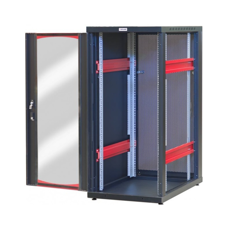 Armadio rack 19'' intellinet 600x1000 20 unita' nero