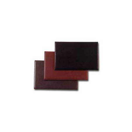 Sottomani doppio in similpelle 48x32cm art.2190 nero [2190-n]