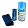 Kit di pulizia monitor techly 200ml con panno microfibra e pennello