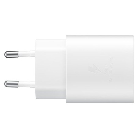 Alimentatore da rete samsung usb ricarica rapida c 25w bianco [azsamtlta800whi]