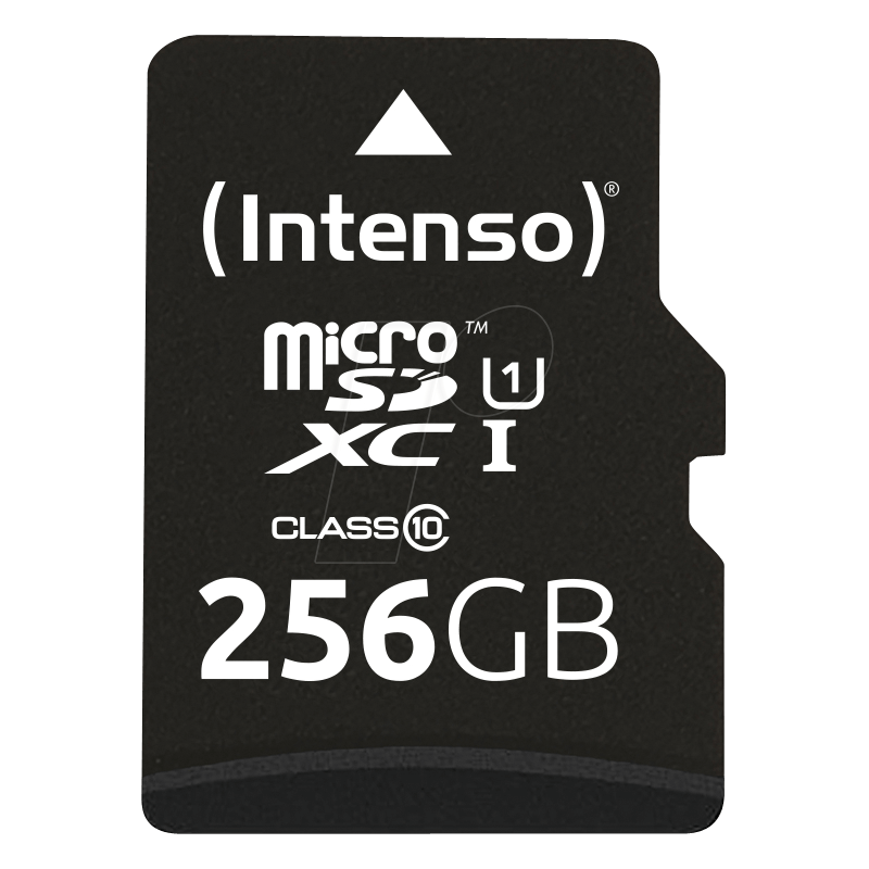 256gb scheda microsdxc intenso class 10 uhs-i premium [3423492]