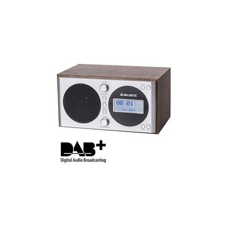 Radiosveglia majestic wr162dab legno dab+/fm 2all. aux [125245]