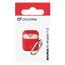 Custodia cellular line bounce per airpods 1/2 rosso