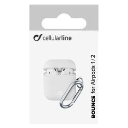Custodia cellular line bounce per airpods 1/2 bianco