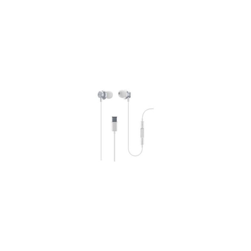 Auricolari cellular line in-ear tipo c bianco