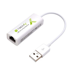 Adattatore techly usb2.0 a fast ethernet 10/100 mbps