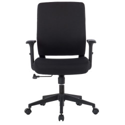 Poltrona da ufficio techly con seduta imbottita e braccioli