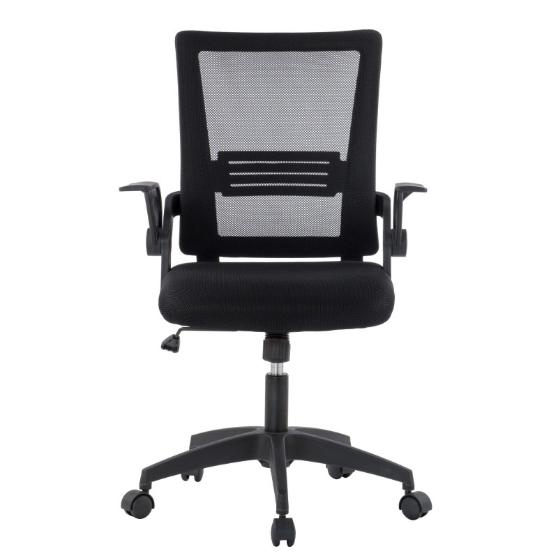 Sedia da ufficio techly con seduta imbottita e schienale in rete