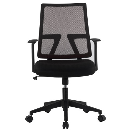 Sedia da ufficio techly con seduta imbottita e schienale in rete