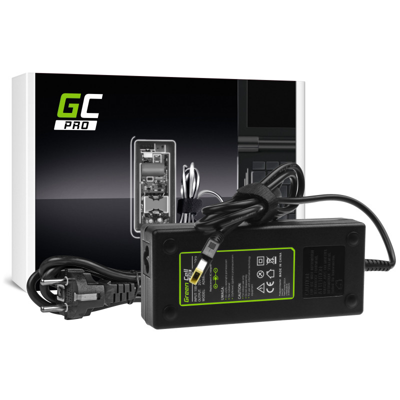 Alimentatore notebook green cell pro 20v 6.75a 135w per lenovo y70