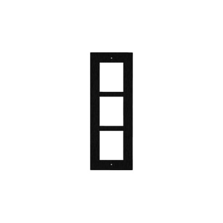 Cornice per installazione a incasso 2n helios ip verso , per 3 moduli