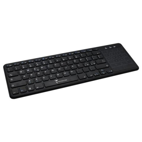Tastiera wireless techmade tm-bk268t con touchpad nero [tm-bk268t]