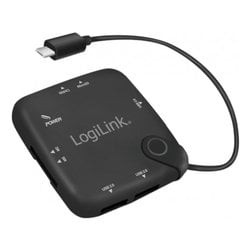 Hub multifunzione logilink on-the-go micro-usb e lettore
