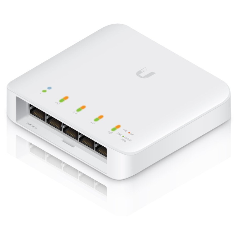 Switch ubiquiti ubnt unifi usw flex, 5-port gigabit ethernet,