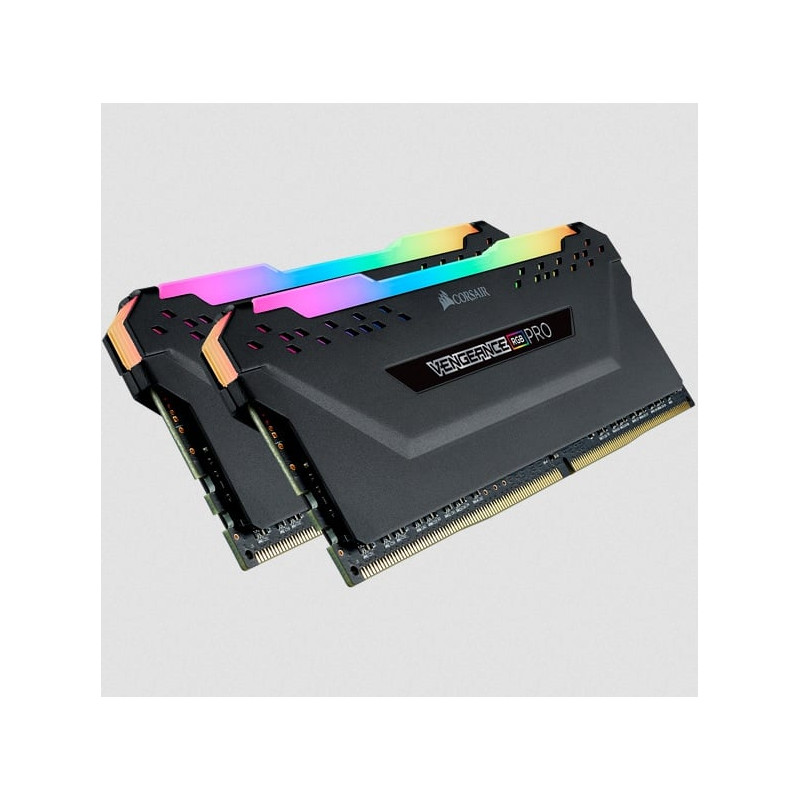 Ram dimm ddr4 16gb corsair vengeance rgb pro 3200mhz c16 nero [cmw16gx4m2z3200c16]