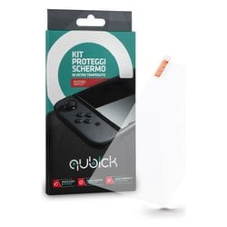 Vetro proteggischermo qubick kit per nintendo switch
