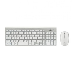 Kit tastiera e mouse adj wi-fi platinum sl