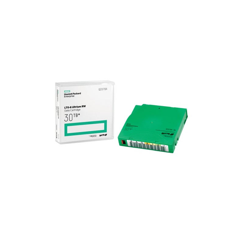 Hewlett packard enterprise lto-8 ultrium 30tb rw data cartridge