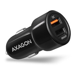 Alimentatore da auto axagon 5v 2.4a + qc3.0. 30w [pwc-qc5]