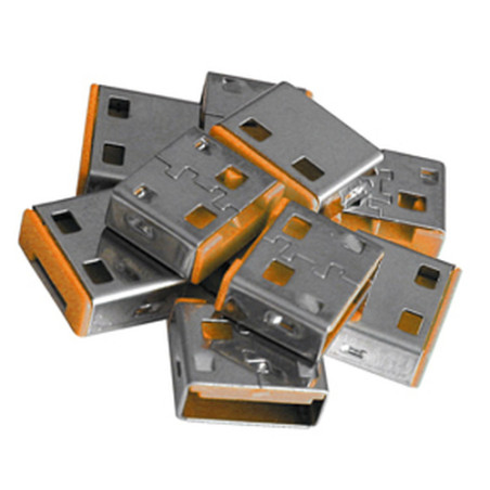 Blocca porte lindy kit di espansione usb a arancione [40463]