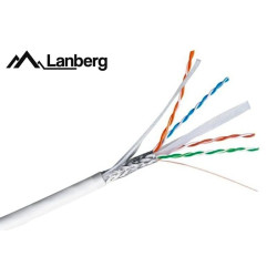 Cavo di rete in matassa lanberg sftp cu, cat. 6, 305m, grigio [lcs6-11cu-0305-s]