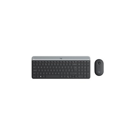 Kit tastiera e mouse logitech mk470 ultrasottile wireless