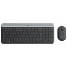 Kit tastiera e mouse logitech mk470 ultrasottile wireless